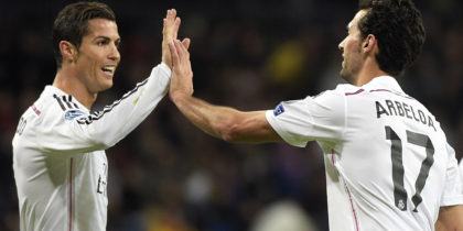 Álvaro Arbeloa Cristiano Ronaldo