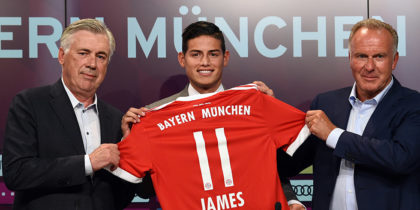 James Rodriguez FC Bayern München