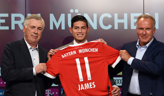 James Rodriguez FC Bayern München