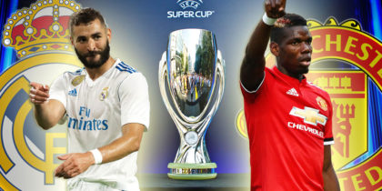 Karim Benzema Paul Pogba UEFA Super Cup
