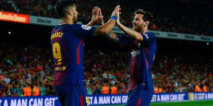Luis Suárez Lionel Messi FC Barcelona