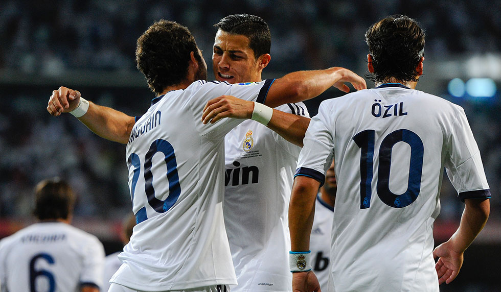 Cristiano Ronaldo Gonzalo Higuaín Mesut Özil