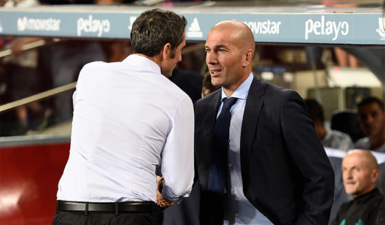 Zinédine Zidane Ernesto Valverde
