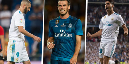Karim Benzema Gareth Bale Marco Asensio