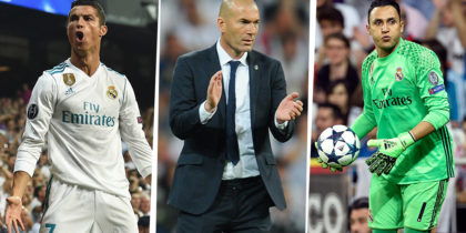 Cristiano Ronaldo Zinédine Zidane Keylor Navas