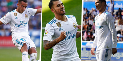 Lucas Vázquez Daniel Ceballos Cristiano Ronaldo
