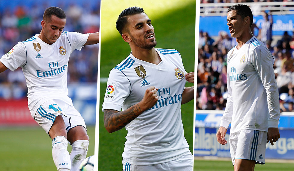 Lucas Vázquez Daniel Ceballos Cristiano Ronaldo