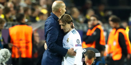 Zinédine Zidane Luka Modric