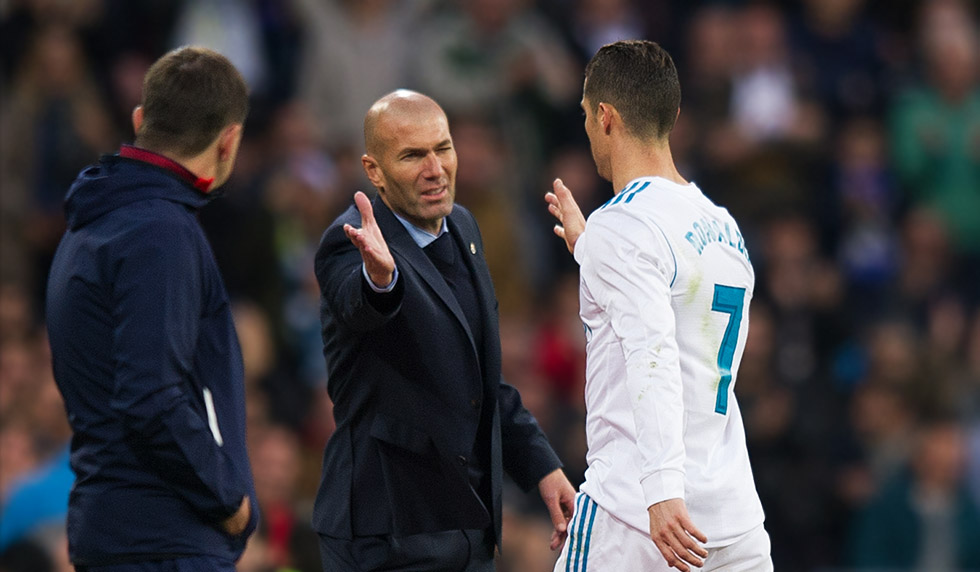 Cristiano Ronaldo Zinédine Zidane