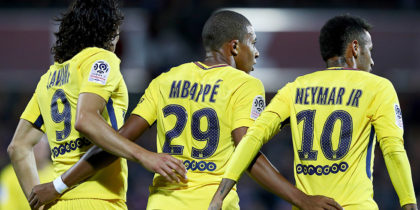 Kylian Mbappe Edinson Cavani Neymar