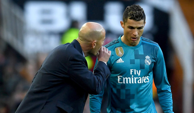 Cristiano Ronaldo Zinédine Zidane