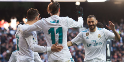Cristiano Ronaldo Karim Benzema Gareth Bale BBC