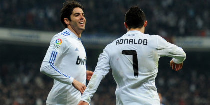 Cristiano Ronaldo Kaká Real Madrid