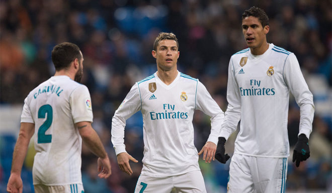 Daniel Carvajal Cristiano Ronaldo Raphael Varane