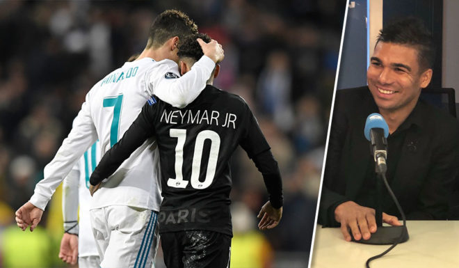 Casemiro Cristiano Ronaldo Neymar