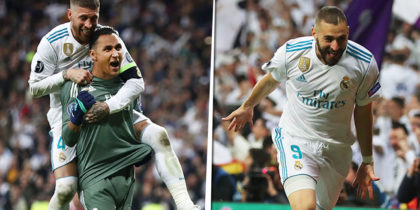 Keylor Navas Karim Benzema