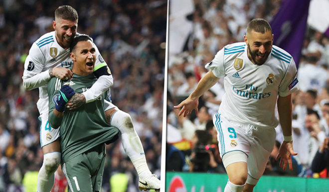 Keylor Navas Karim Benzema