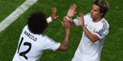 Marcelo und Coentrao teilten sich in fünf Spielzeiten eine Kabine - Foto: Francisco Leong/AFP/Getty Images