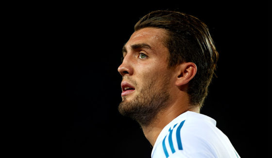 BARCELONA, SPAIN - AUGUST 13: Mateo Kovacic of Real Madrid looks on during a warm up prior to the Supercopa de Espana Supercopa Final 1st Leg match between FC Barcelona and Real Madrid at Camp Nou on August 13, 2017 in Barcelona, Spain. (Photo by Manuel Queimadelos Alonso/Getty Images)