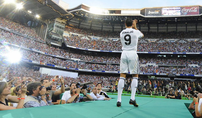 Real Madrid's new player Portuguese Cris