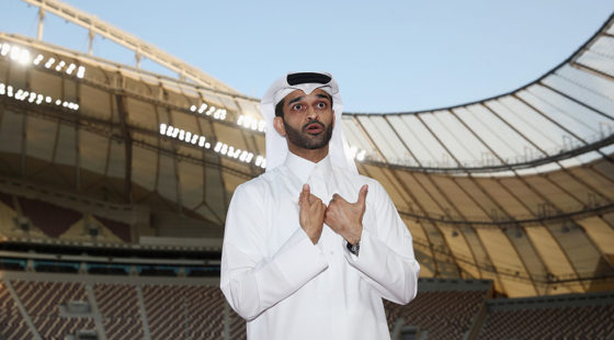 2022 FIFA World Cup Qatar OC Stadium Tour And Press Conference