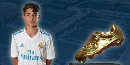 Goldener Cantera-Schuh sala