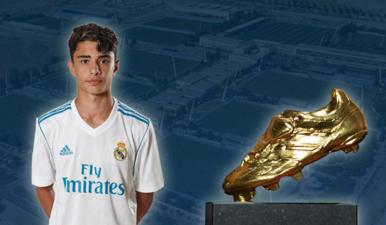 Goldener Cantera-Schuh sala