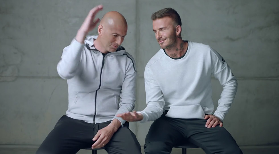 zinedine zidane david beckham