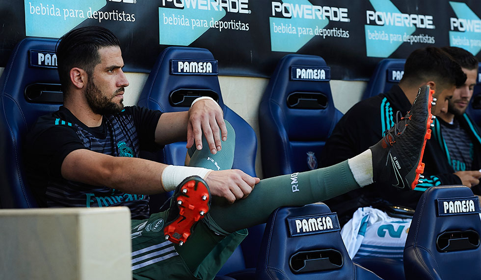VILLARREAL, SPAIN - MAY 19: Kiko Casilla of Real Madrid sits on the substitutes bench during the La Liga match between Villarreal and Real Madrid at Estadio de La Ceramica on May 19, 2018 in Villarreal, Spain. (Photo by Manuel Queimadelos Alonso/Getty Images)