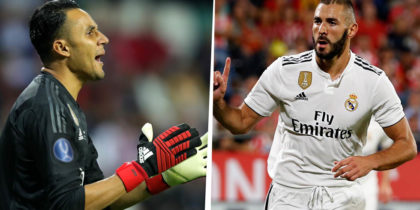 keylor navas karim benzema