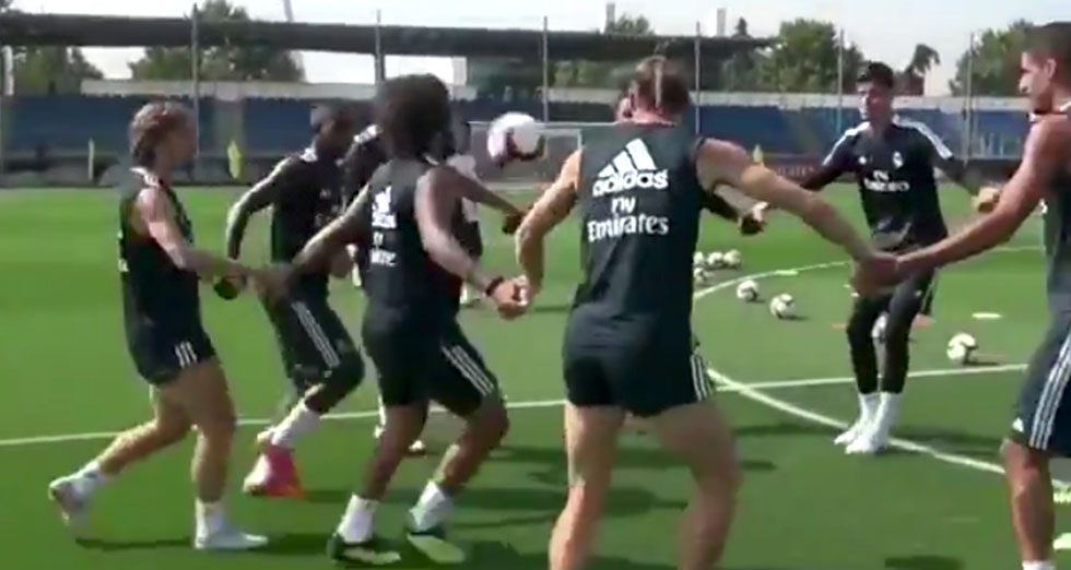 real madrid training
