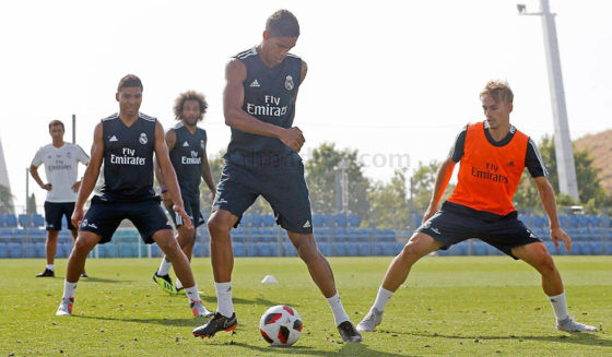 varane casemiro training