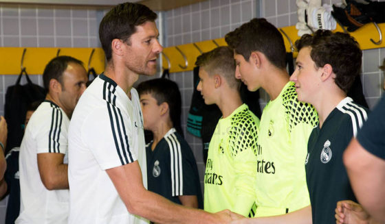 xabi alonso real madrid infantil a