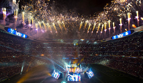 MADRID, SPAIN - MAY 27: Fireworks are set off during celebrations at the Santiago Bernabeu stadium following their victory last night in Kiev in the UEFA Champions League final, on May 27, 2018 in Madrid, Spain. Real beat Liverpool 3-1 in the final to lift the European Cup and Champions League for the 13th time. (Photo by Denis Doyle/Getty Images) (Photo by Denis Doyle/Getty Images)