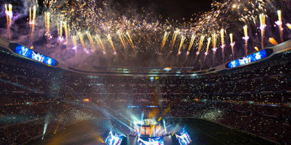 MADRID, SPAIN - MAY 27: Fireworks are set off during celebrations at the Santiago Bernabeu stadium following their victory last night in Kiev in the UEFA Champions League final, on May 27, 2018 in Madrid, Spain. Real beat Liverpool 3-1 in the final to lift the European Cup and Champions League for the 13th time. (Photo by Denis Doyle/Getty Images) (Photo by Denis Doyle/Getty Images)