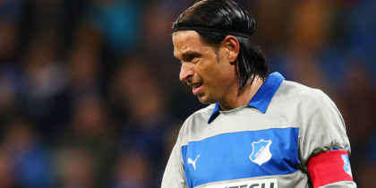 SINSHEIM, GERMANY - OCTOBER 19: Goalkeeper Tim Wiese of Hoffenheim looks on during the Bundesliga match between 1899 Hoffenheim and SpVgg Greuther Fuerth at Rhein-Neckar-Arena on October 19, 2012 in Sinsheim, Germany. (Photo by Alex Grimm/Bongarts/Getty Images)