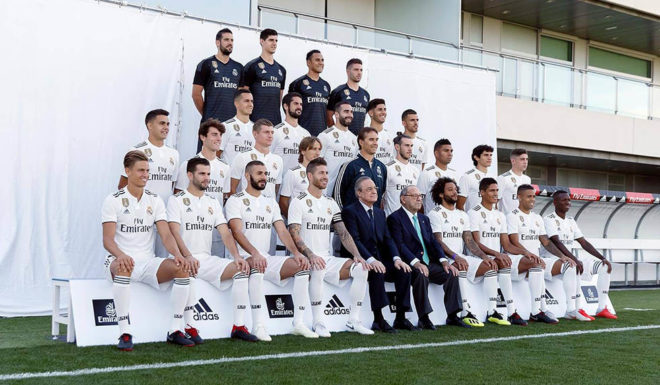 real madrid team foto 201819