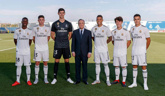 real madrid team foto 201819 neuzugänge