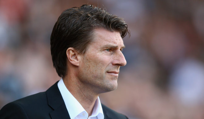 SWANSEA, WALES - OCTOBER 06: Manager Michael Laudrup of Swansea City looks on during the Barclays Premier League match between Swansea City and Reading at the Liberty Stadium on October 6, 2012 in Swansea, Wales. (Photo by Paul Gilham/Getty Images)