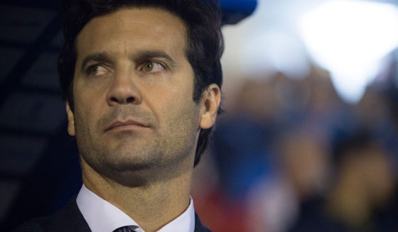Real Madrid's Argentinian coach Santiago Solari smiles before the Spanish King's Cup (Copa del Rey) football match between UD Melilla and Real Madrid CF at the Alvarez Claro municipal stadium in the autonomous city of Melilla on October 31, 2018. (Photo by JORGE GUERRERO / AFP) (Photo credit should read JORGE GUERRERO/AFP/Getty Images)