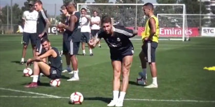 sergio ramos training