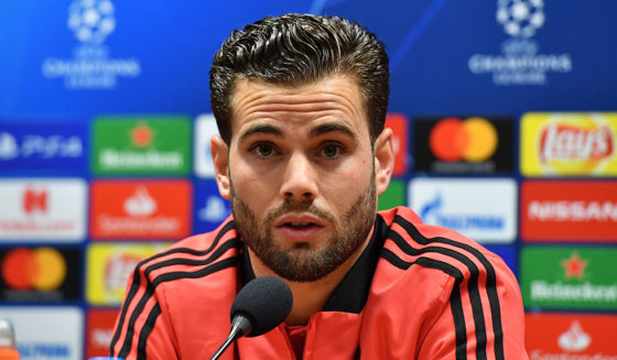 Real Madrid's Spanish defender Nacho Fernandez addresses a press conference on the eve of the UEFA Champions League group G football match Viktoria Plzen v Real Madrid in Plzen, Czech Republic on November 6, 2018. (Photo by JOE KLAMAR / AFP) (Photo credit should read JOE KLAMAR/AFP/Getty Images)