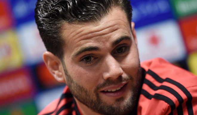 Real Madrid's Spanish defender Nacho Fernandez addresses a press conference on the eve of the UEFA Champions League group G football match Viktoria Plzen v Real Madrid in Plzen, Czech Republic on November 6, 2018. (Photo by Michal CIZEK / AFP) (Photo credit should read MICHAL CIZEK/AFP/Getty Images)