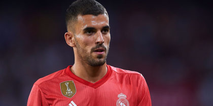 SEVILLE, SPAIN - SEPTEMBER 26: Dani Ceballos of Real Madrid CF looks on during the La Liga match between Sevilla FC and Real Madrid CF at Estadio Ramon Sanchez Pizjuan on September 26, 2018 in Seville, Spain. (Photo by Aitor Alcalde/Getty Images)