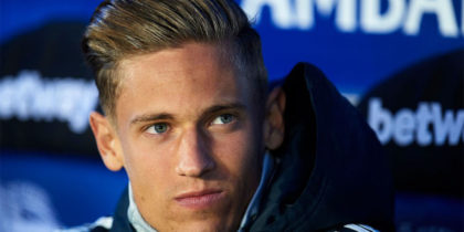 VITORIA-GASTEIZ, SPAIN - OCTOBER 06: Marcos Llorente of Real Madrid CF looks on during the La Liga match between Deportivo Alaves and Real Madrid CF at Estadio de Mendizorroza on October 6, 2018 in Vitoria-Gasteiz, Spain. (Photo by Juan Manuel Serrano Arce/Getty Images)