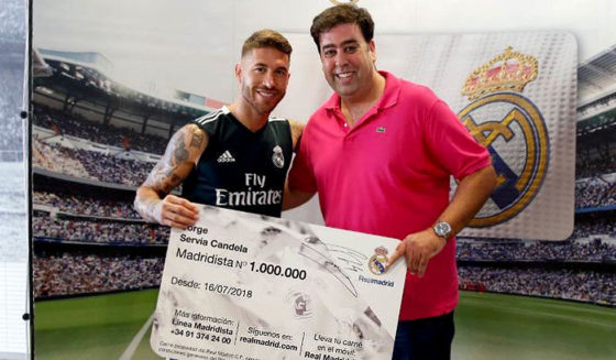 sergio ramos madridista carnet