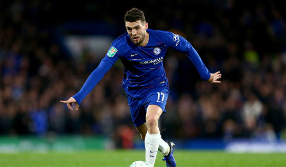 LONDON, ENGLAND - DECEMBER 19: Mateo Kovacic of Chelsea in action during the Carabao Cup Quarter Final match between Chelsea and AFC Bournemouth at Stamford Bridge on December 19, 2018 in London, United Kingdom. (Photo by Jordan Mansfield/Getty Images)