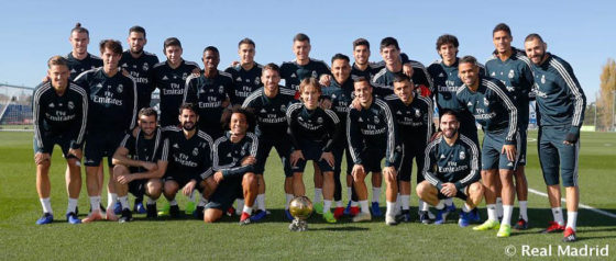 modric ballon dor team gruppenfoto