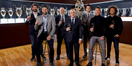 weihnachten real madrid perez ramos marcelo solari 2018