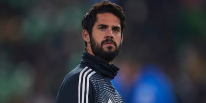SEVILLE, SPAIN - JANUARY 13: Isco Alarcon of Real Madrid CF looks on during the La Liga match between Real Betis Balompie and Real Madrid CF at Estadio Benito Villamarin on January 13, 2019 in Seville, Spain. (Photo by Aitor Alcalde/Getty Images)